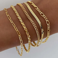 Stackable stainless steel bracelet