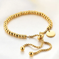 Drawstring stainless steel bracelet